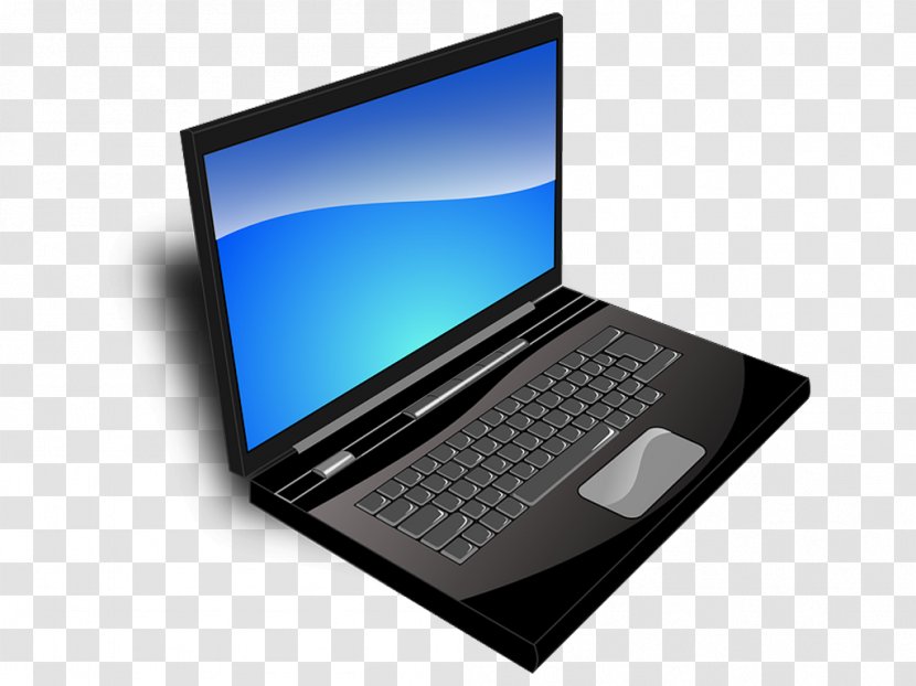 Laptop Dell Computer Keyboard Monitors Clip Art - Personal Hardware Transparent PNG