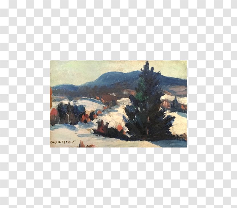Watercolor Painting Landscape American Impressionism - Paint Transparent PNG