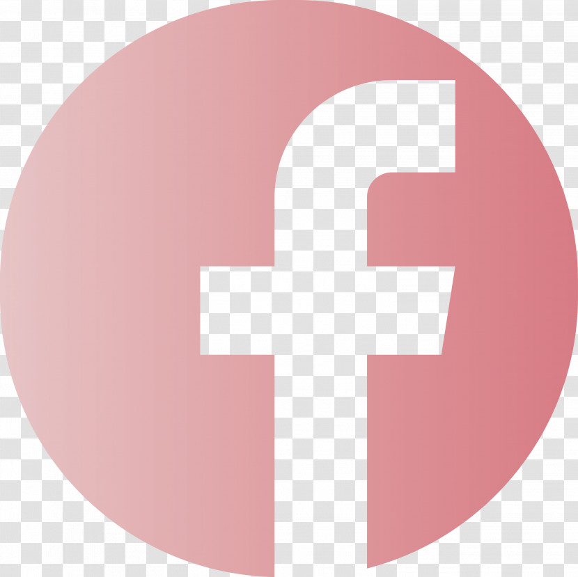 Facebook Pink Logo Transparent PNG