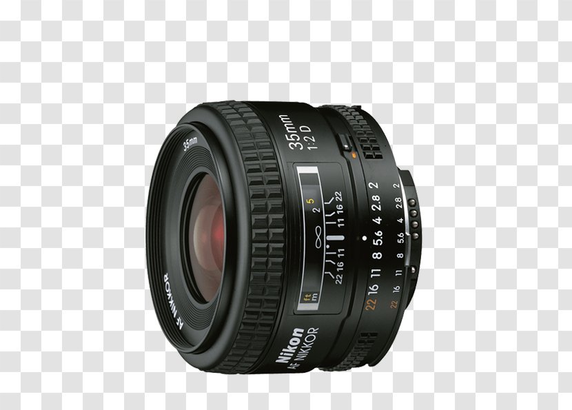 Nikon AF-S DX Nikkor 35mm F/1.8G AF 50 Mm F/1.8D F/2.0 Autofocus - Prime Lens - Camera Transparent PNG