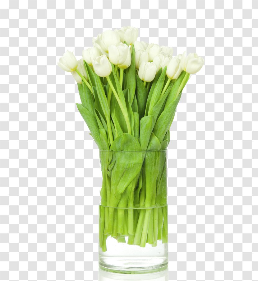 Flower Bouquet Tulip Nosegay White - Flowering Plant Transparent PNG