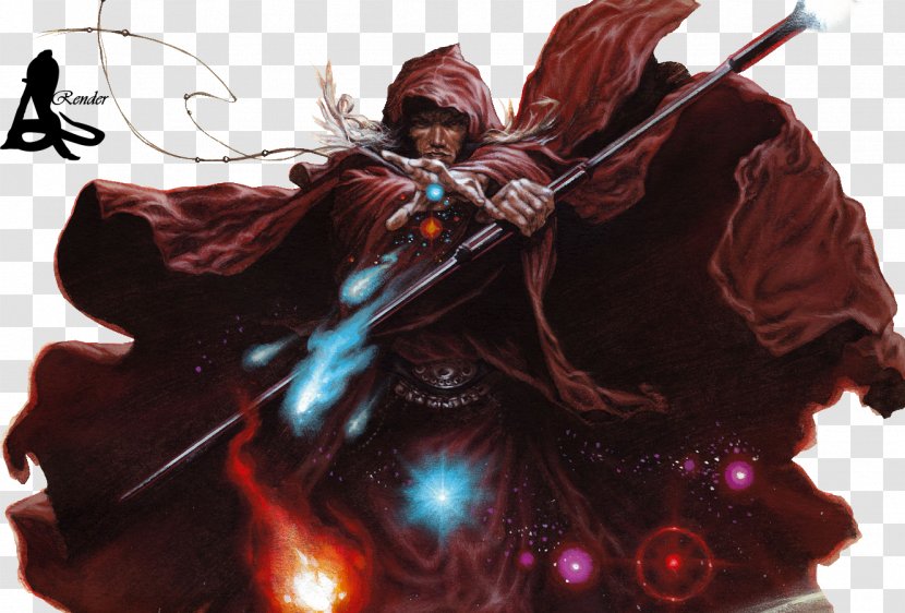 Raistlin Majere Magician Fantasy Art - Silhouette - Wizard Transparent PNG