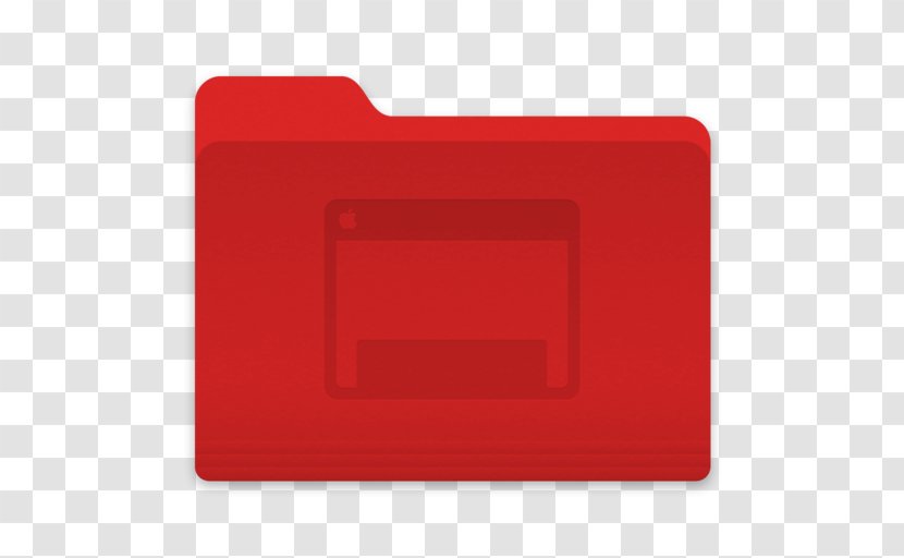 Directory OS X Yosemite - Share Icon - Red Transparent PNG