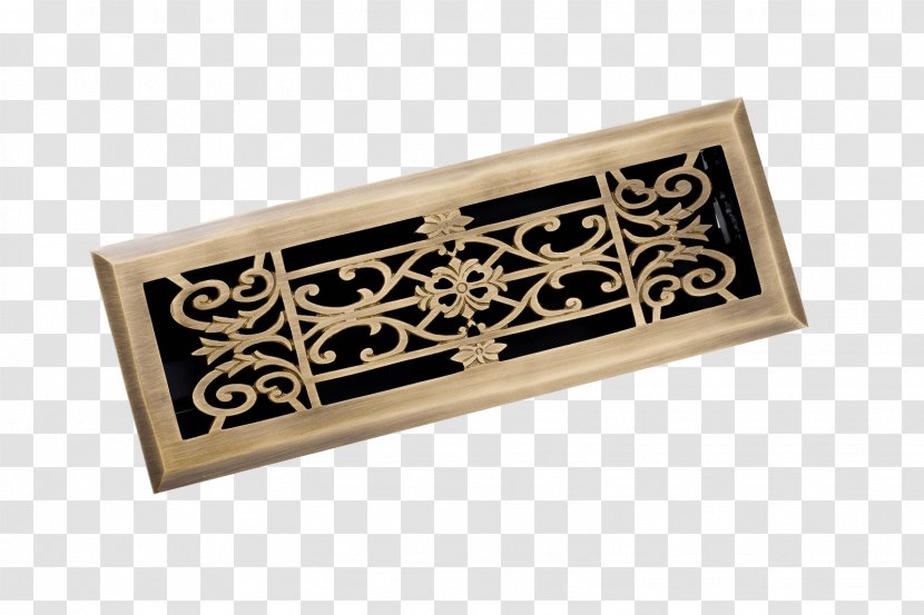 Register Wood Flooring Grille Architectural Engineering - Floor - Brass Transparent PNG