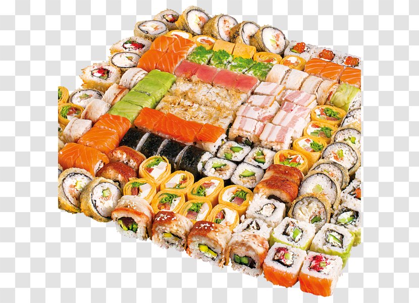 California Roll Gimbap Sushi Japanese Cuisine Makizushi - Asian Food Transparent PNG