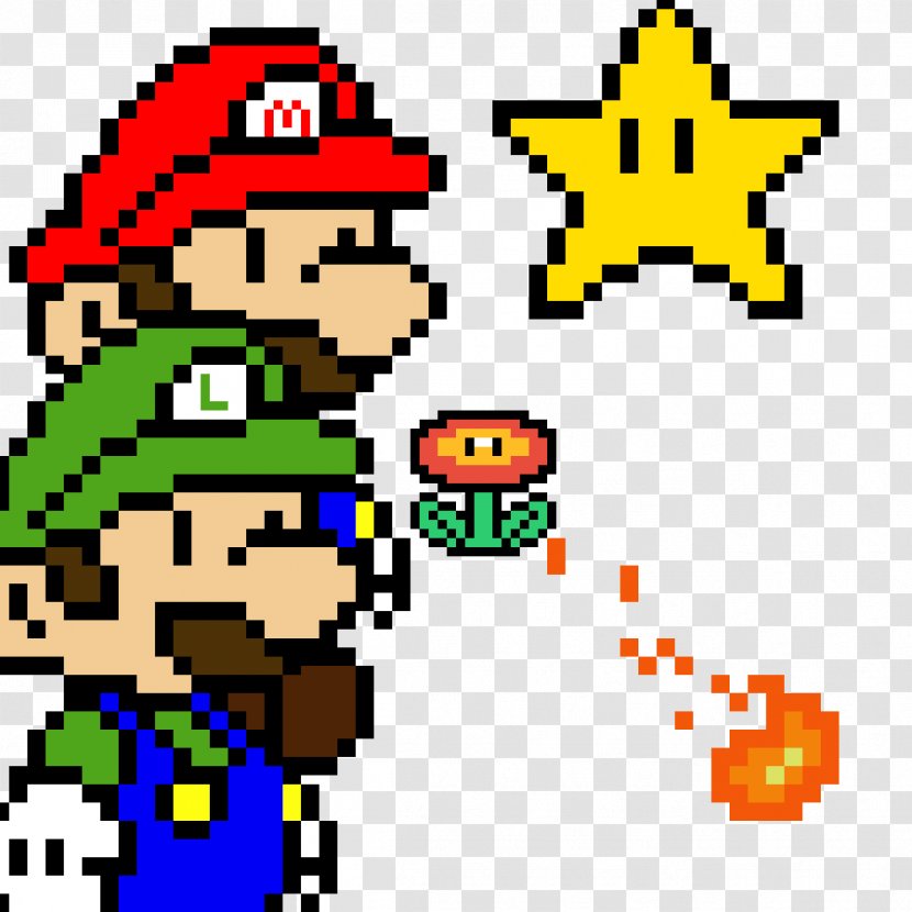 Mario & Luigi: Superstar Saga Bros. Bowser - Series - Yoshi Pixel Art Bros Transparent PNG