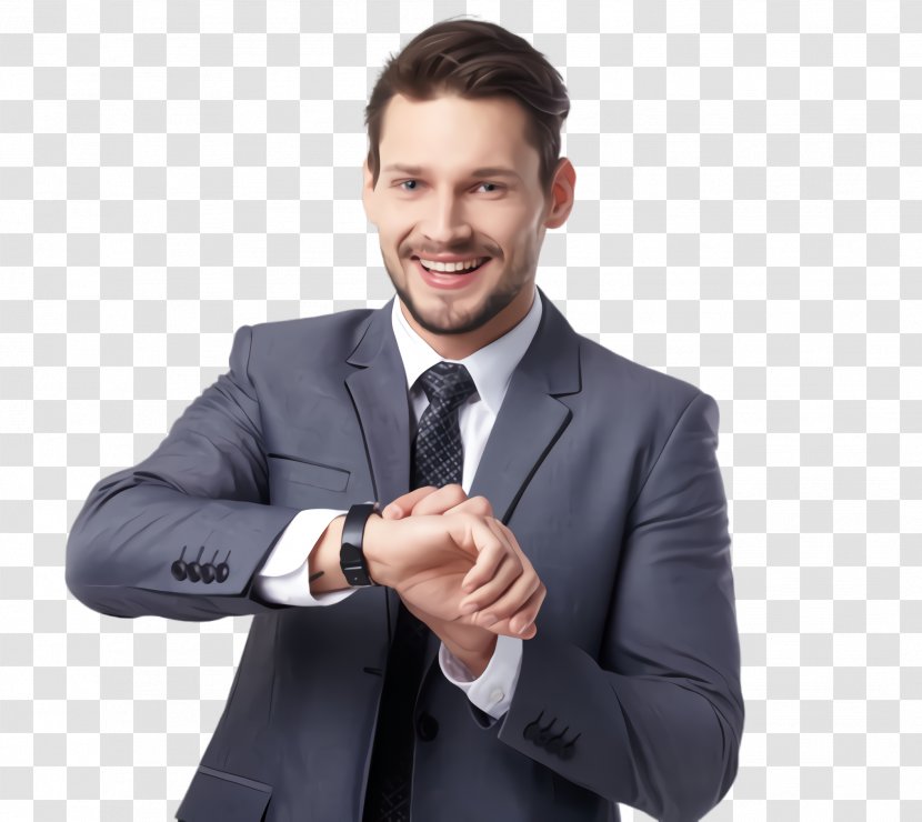 Suit Formal Wear Finger White-collar Worker Gesture - Male - Tuxedo Businessperson Transparent PNG