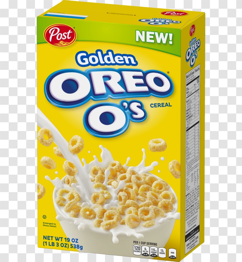 Oreo O's Breakfast Cereal Banana Pudding Cream Nilla - Rice - Science Spot Transparent PNG