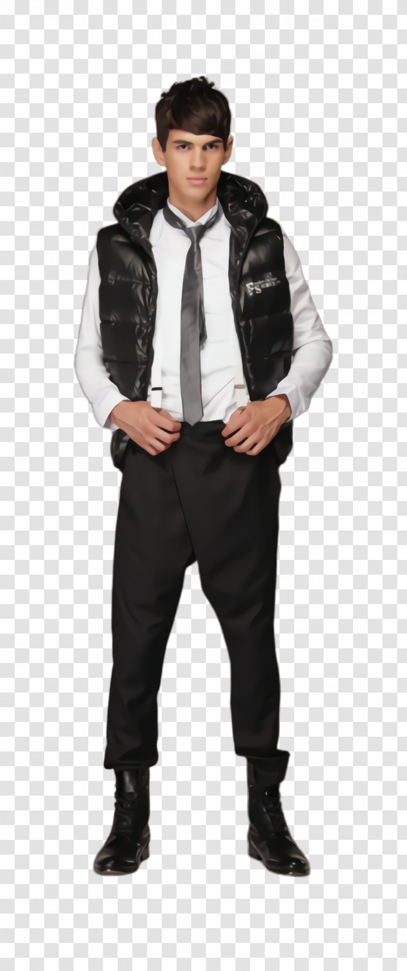 Clothing Outerwear Jacket Fur Hood - Vest Suit Transparent PNG
