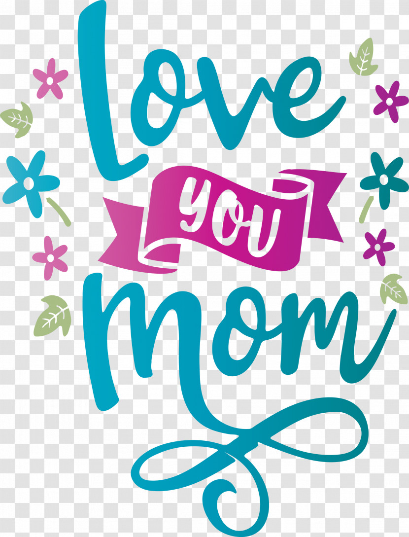 Mothers Day Love You Mom Transparent PNG