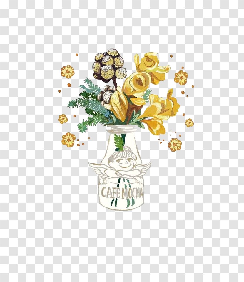 U5c0fu8aaa Illustration - Cup - Flower Bottle Transparent PNG