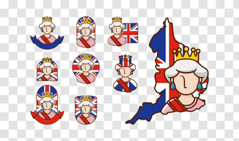 Clip Art - Royaltyfree - Queen England Transparent PNG