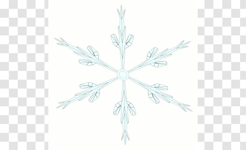 Symmetry White Pattern - Tree - Free Snowflake Cliparts Transparent PNG