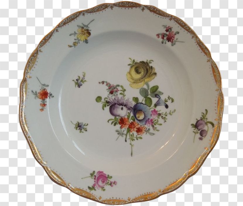 Plate Meissen Porcelain Tableware - Dishware Transparent PNG
