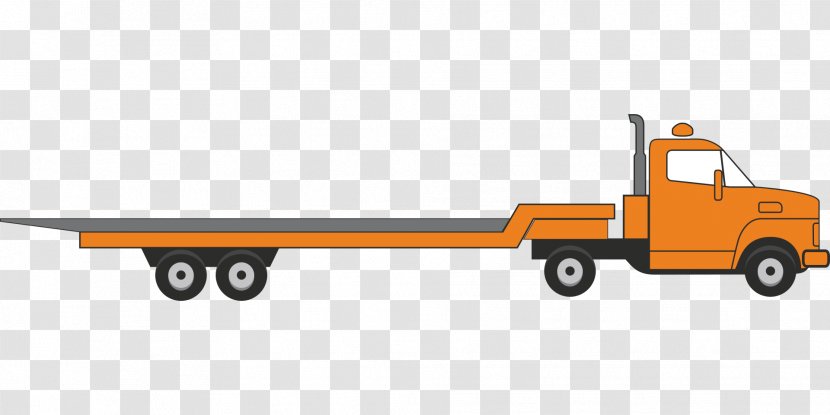 Car Tow Truck Semi-trailer - Towing Transparent PNG
