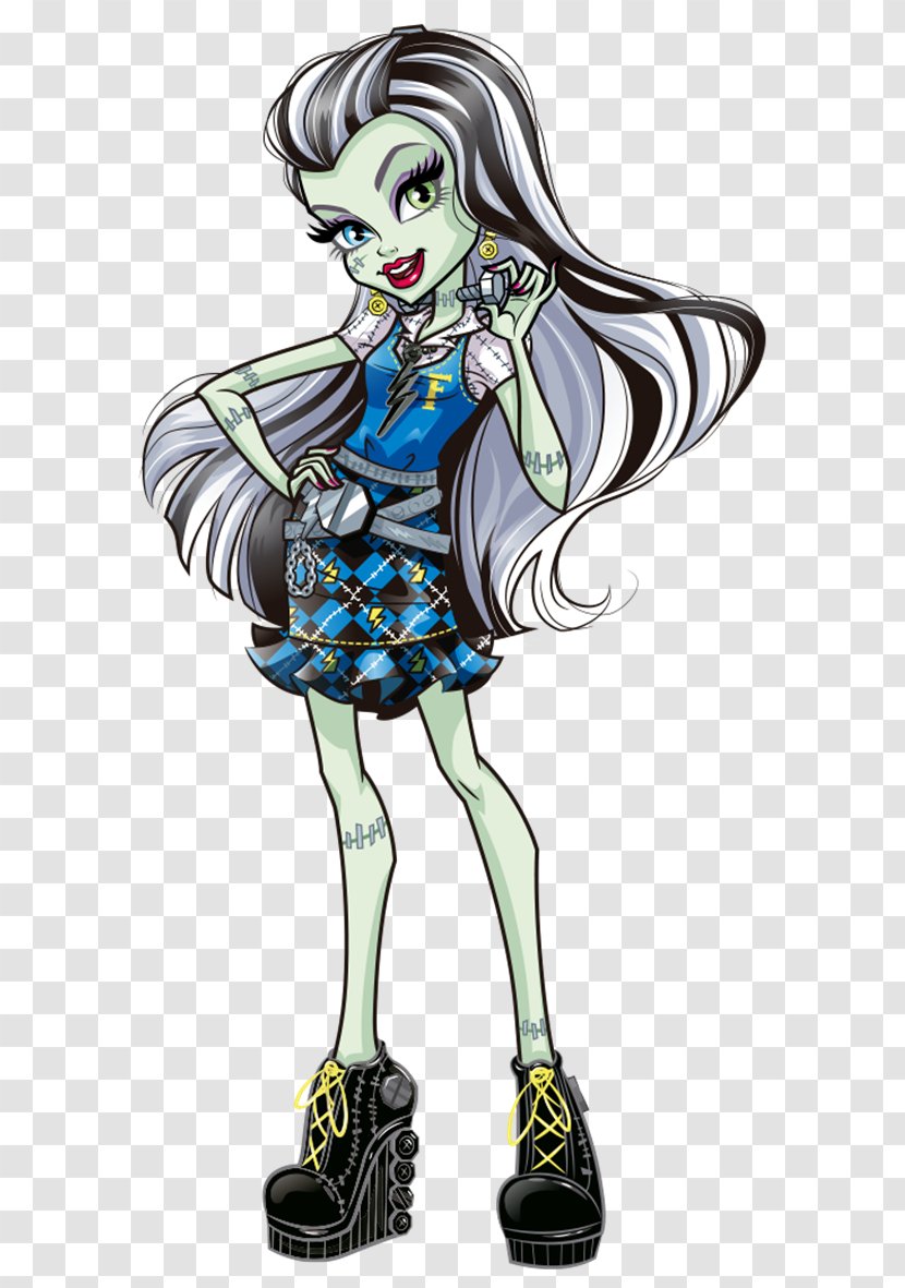 Frankie Stein Monster High Basic Doll - Toy - Frankenstein's Daughter Transparent PNG