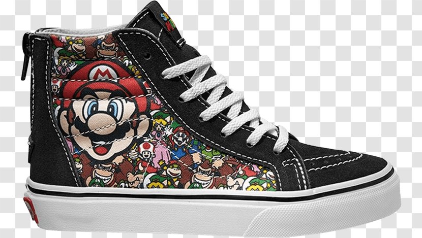 Mario Bros. Princess Peach Vans Shoe - Nintendo - Bros Transparent PNG