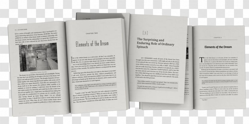 Book Design Template Interior Services - Adobe Indesign Transparent PNG