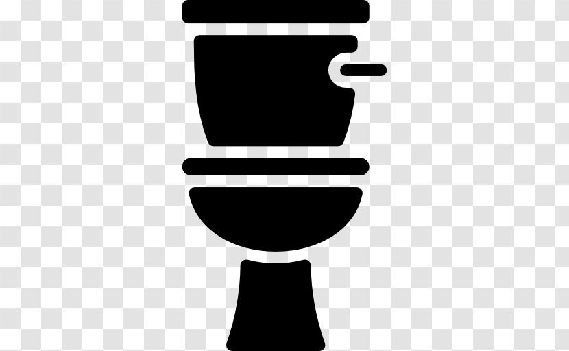 Toilet - Black And White - Cup Transparent PNG