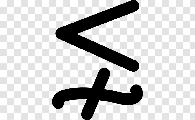 Less-than Sign Mathematics Symbol - Lessthan Transparent PNG