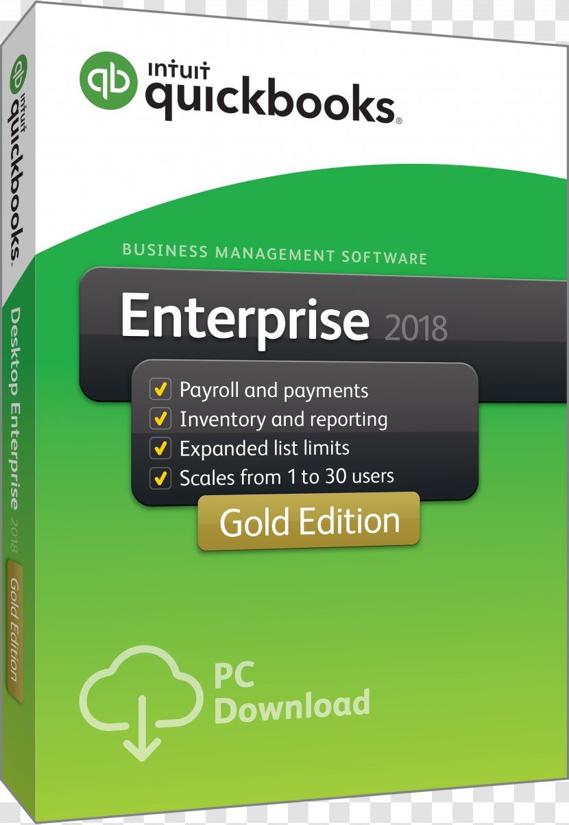 QuickBooks Business & Productivity Software Intuit Computer - Quickbooks Transparent PNG