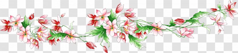 Flower Plant Cut Flowers - Wet Ink Transparent PNG
