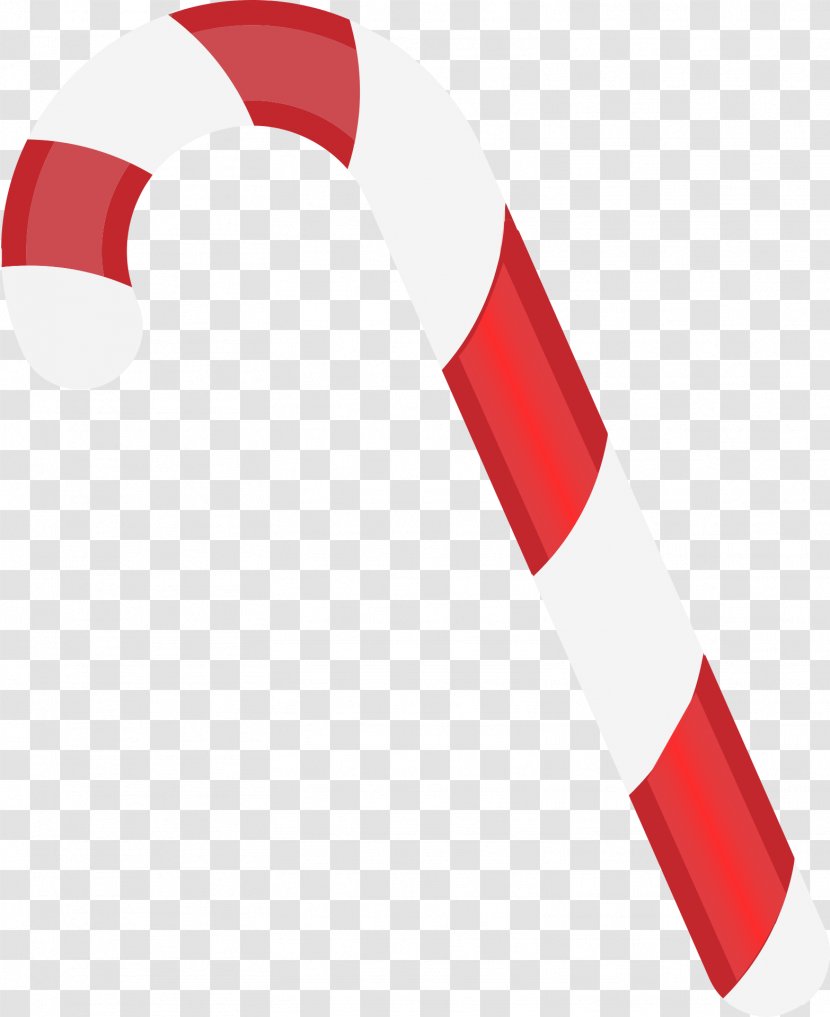 Candy Cane - Red - Christmas Transparent PNG