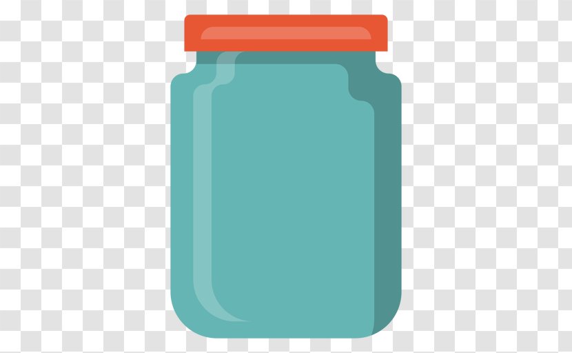 Water Bottles Jar - Teal Transparent PNG