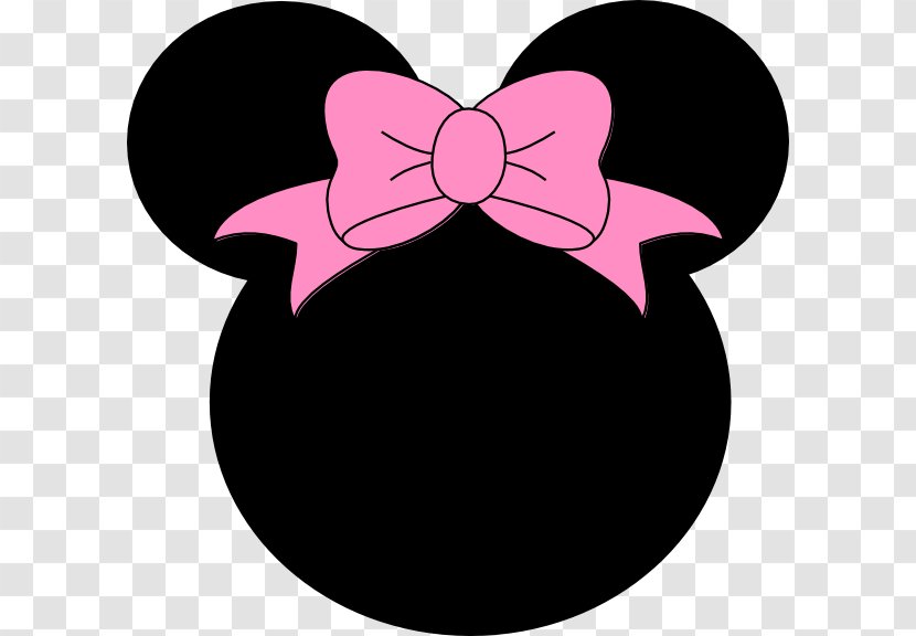 Minnie Mouse Mickey Clip Art - Black And White - MINNIE Transparent PNG