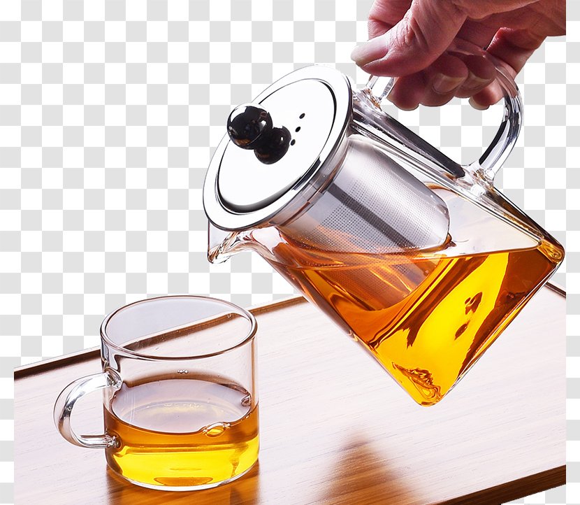 Teapot Coffee Glass Kettle - Cup - Tea Transparent PNG
