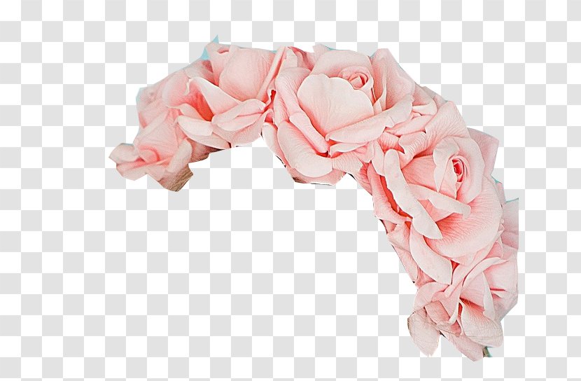 Garden Roses Flower Bouquet Wreath Pink Cut Flowers - Watercolor Transparent PNG