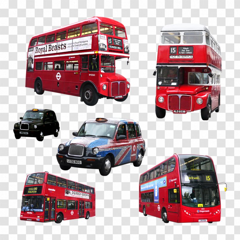 Compact Car Model Scale Models Motor Vehicle - Play - Bus Transparent PNG