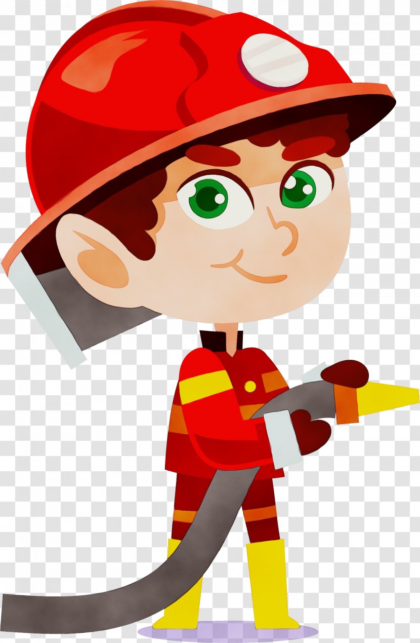 Firefighter - Fictional Character - Toy Construction Worker Transparent PNG
