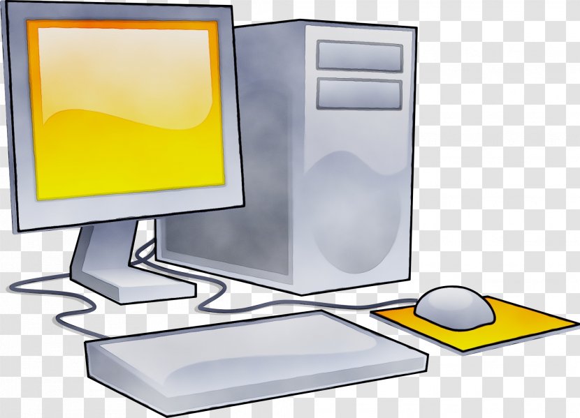 Computer Monitor Accessory Output Device Clip Art Personal Desktop - Electronic Display Transparent PNG