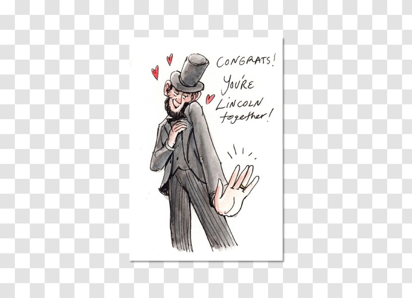 Time Travel Mart Costume Design Lincoln Greeting & Note Cards - Love - Lincolns Birthday Transparent PNG