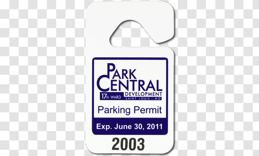 Parking Violation Sticker Decal Label - Sign - Hang Tags Transparent PNG
