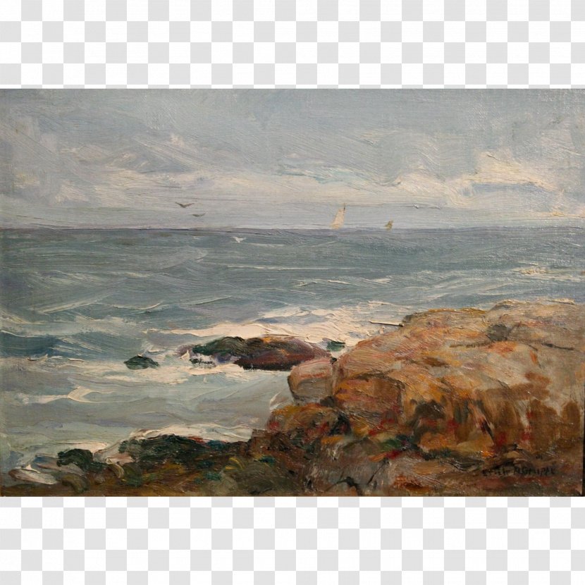 Coast Watercolor Painting Shore - Sea Transparent PNG