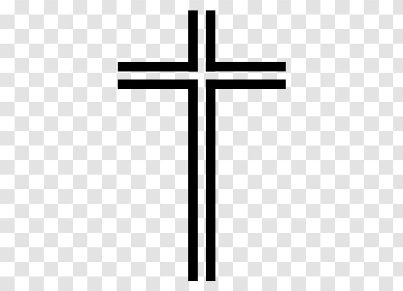Christian Cross Christianity Clip Art - Black And White - Kreuztrauer Transparent PNG