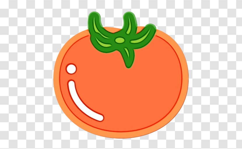 Orange - Nightshade Family - Bell Pepper Plant Transparent PNG
