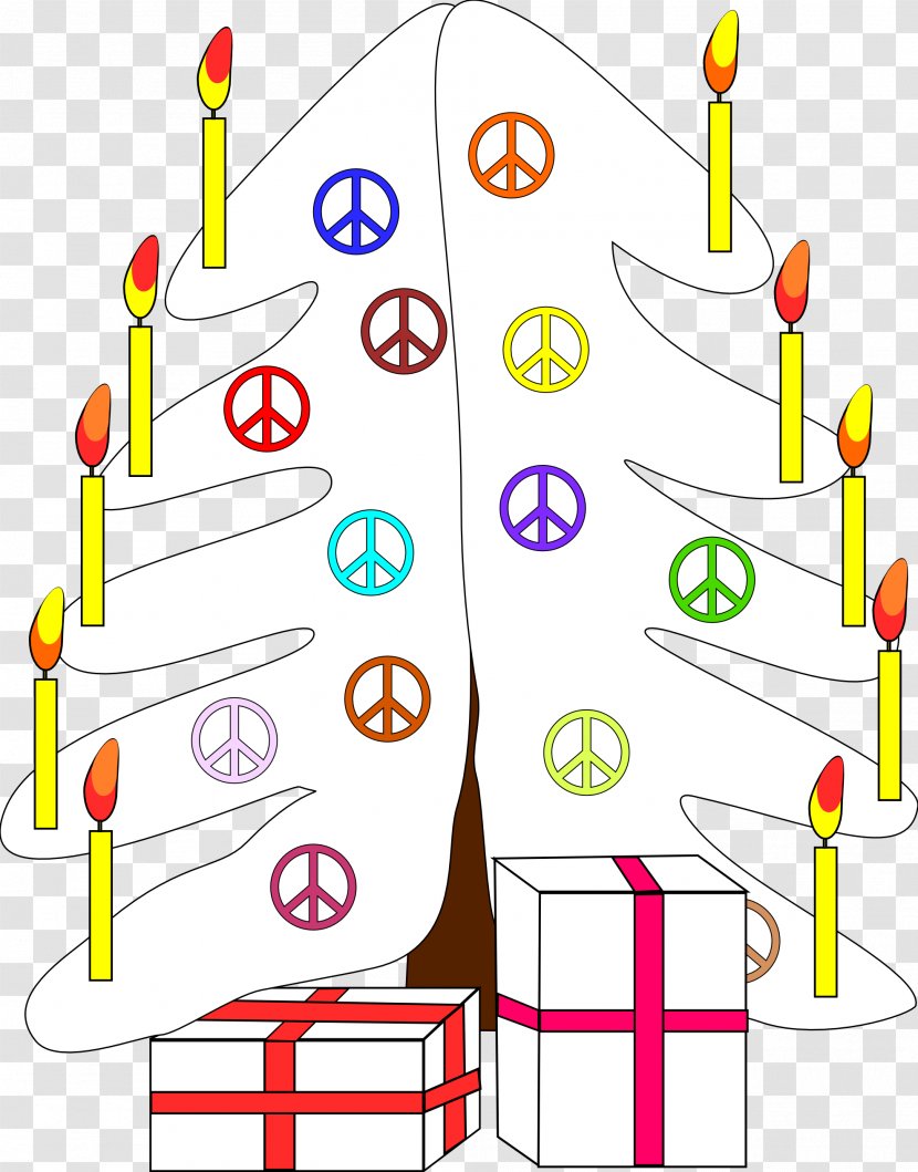 Christmas Tree Drawing Clip Art - Number Transparent PNG
