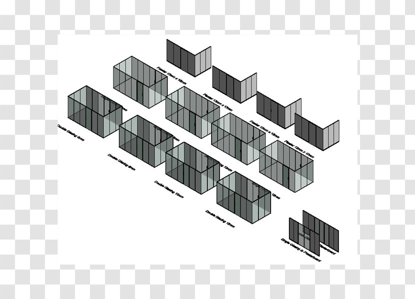 Architecture Facade Line - Black And White - Partition Wall Transparent PNG