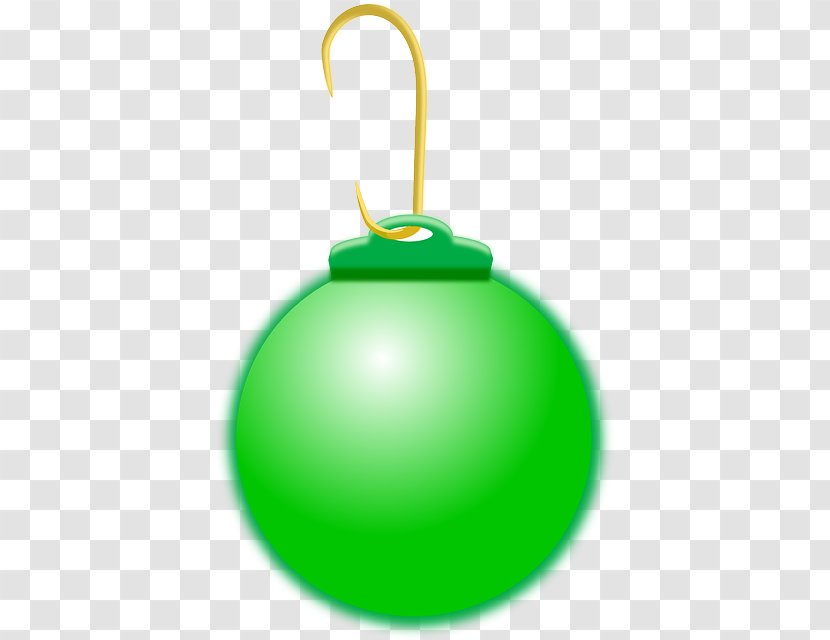 Christmas Ornament Clip Art - Green Transparent PNG