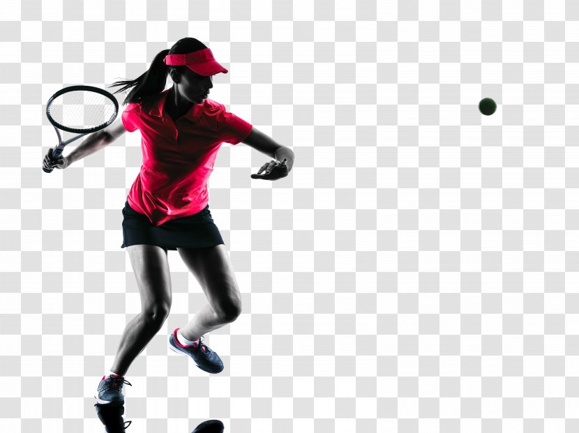 Silhouette Stock Photography Tennis Royalty-free - Player Transparent PNG