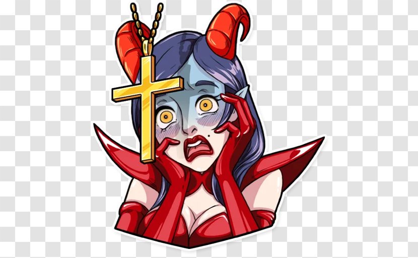 Telegram Devil Sticker Demon App Store - Superhero Transparent PNG