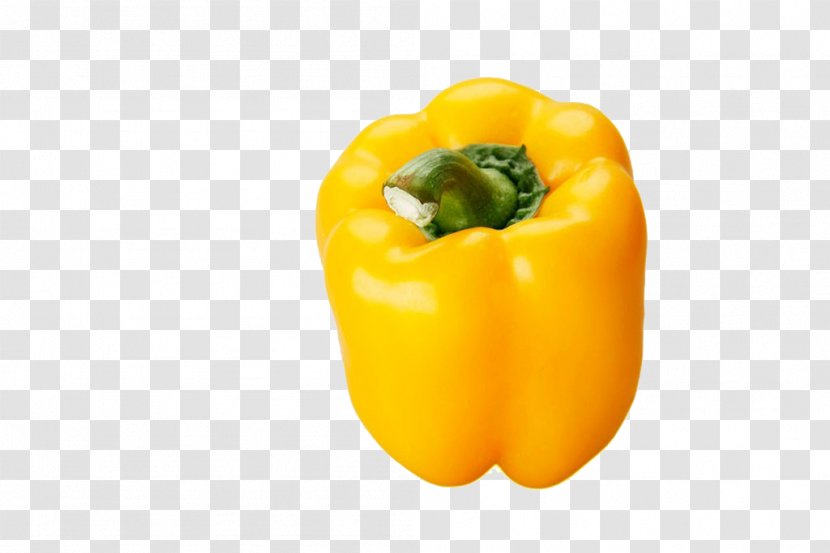 Yellow Pepper Bell Vegetarian Cuisine - Ingredient - Image Transparent PNG