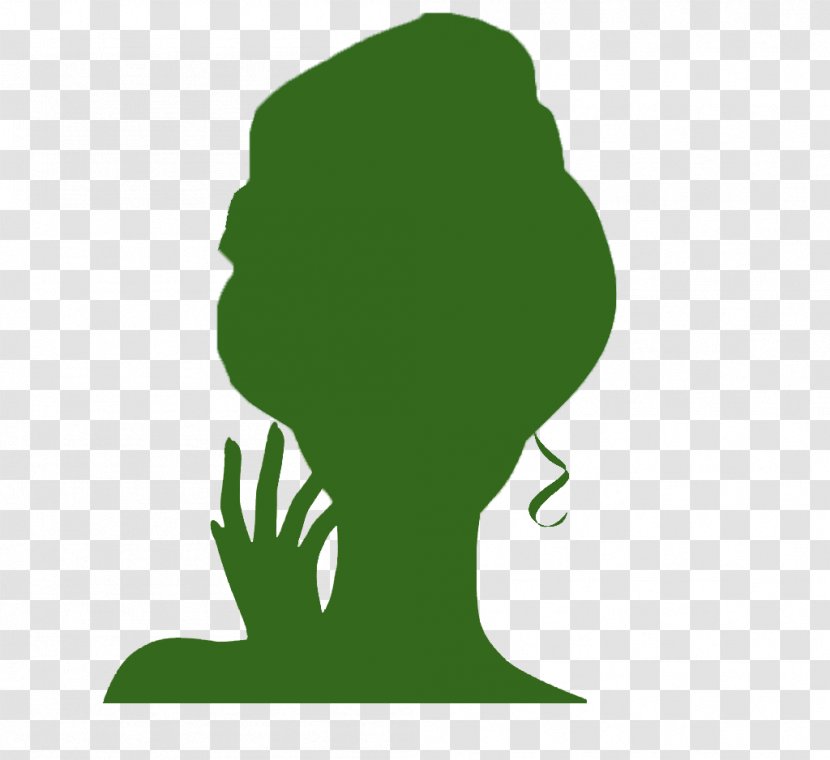 Silhouette Green Drawing Woman - Watercolor - Of A Wearing Headscarf Transparent PNG