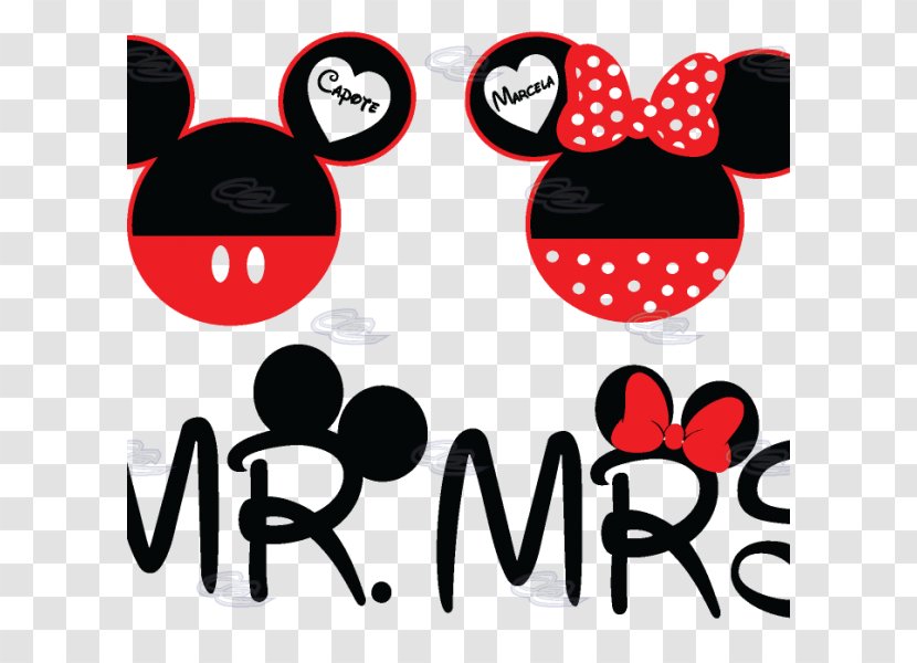 Minnie Mouse Mickey T-shirt Mrs. Mr. - Tree - Desgin Transparent PNG