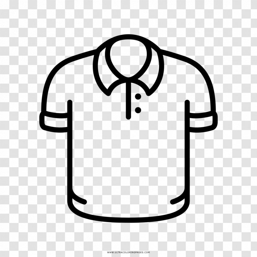 T-shirt Polo Shirt Sleeve Drawing Coloring Book - Neck Transparent PNG