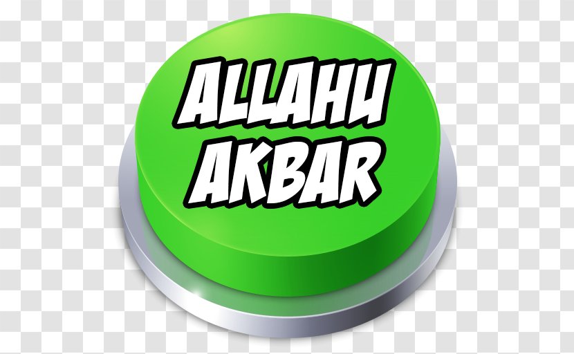 Logo Brand Trademark Product Font - Green - Allahuakbar Button Transparent PNG