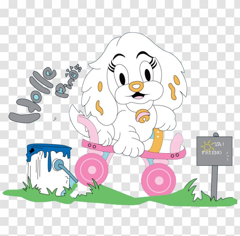 Border Collie Poodle Golden Retriever German Shepherd Snoopy - Fictional Character - White Puppy Transparent PNG